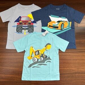 BNWT Children's Place Monster Truck and Race Car T-Shirts